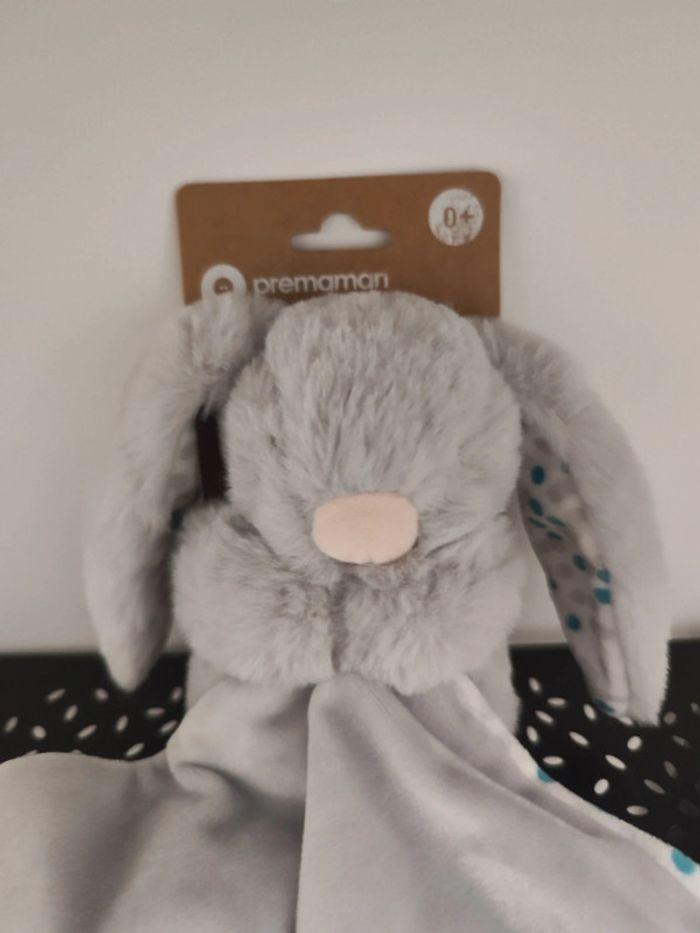 Doudou lapin gris - photo numéro 3