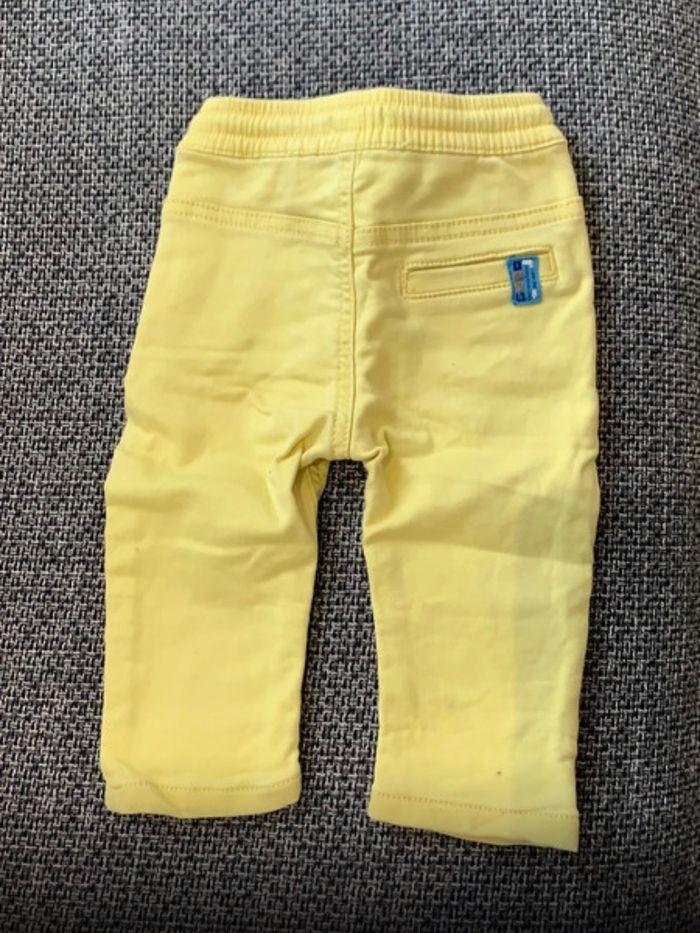 Pantalon jaune, IKKS, 6 mois en très bon état - photo numéro 2