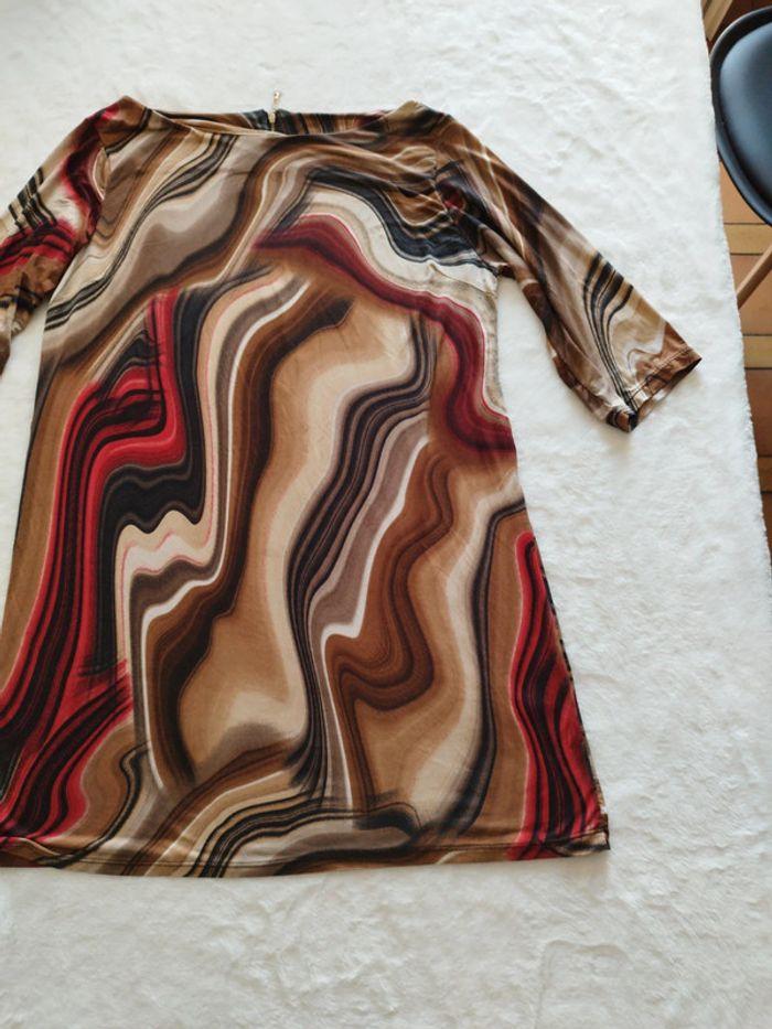 Robe ou tunique légere avec fermeture éclair dans le dos taille L/xl - photo numéro 3