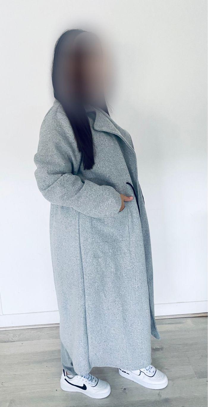 Manteau neuf gris