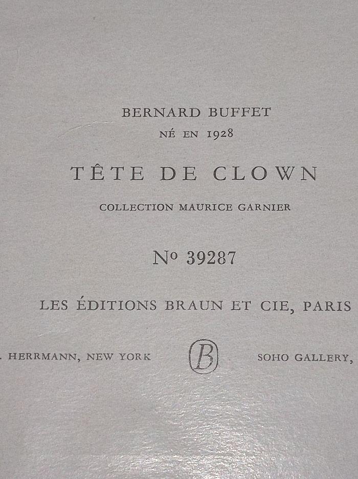 Affiche clown Buffet - photo numéro 5