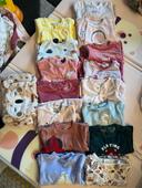 Lot 16 pyjama velours fille 1 mois