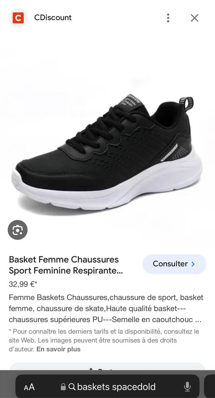 Baskets de sport noir 38 - photo numéro 4