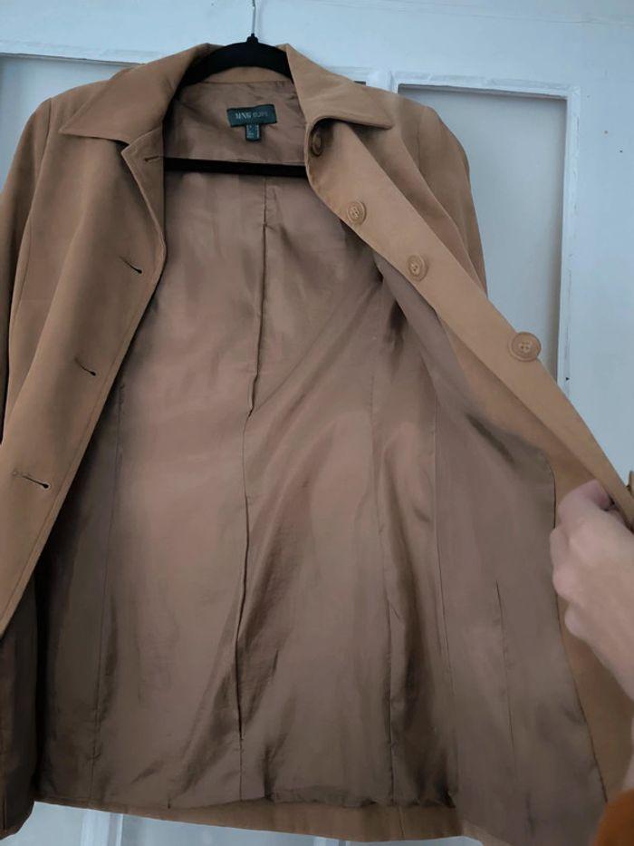 🤎 Veste blazer suédine Camel Mango vintage 36 🤎 - photo numéro 9