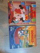 2 livres mickey et Donald