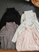 Lot de 10 hauts col roulé 8 ans