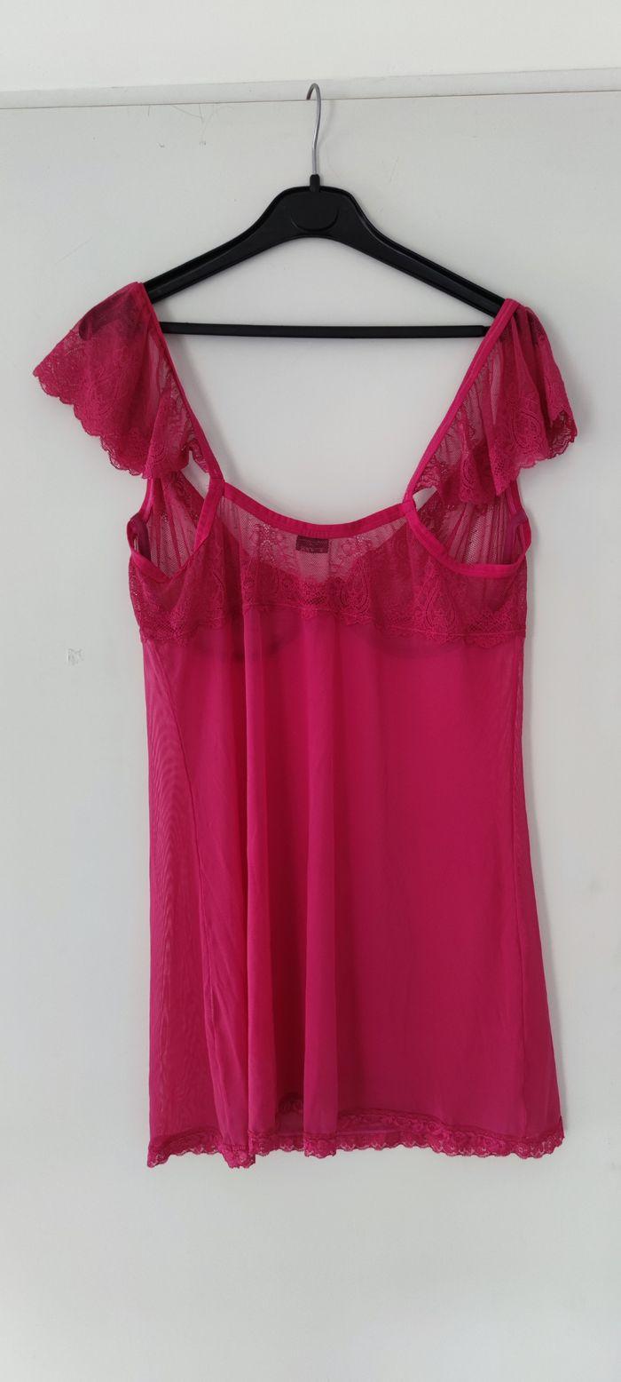 Nuisette rose transparente pour femme taille 2XL - photo numéro 2