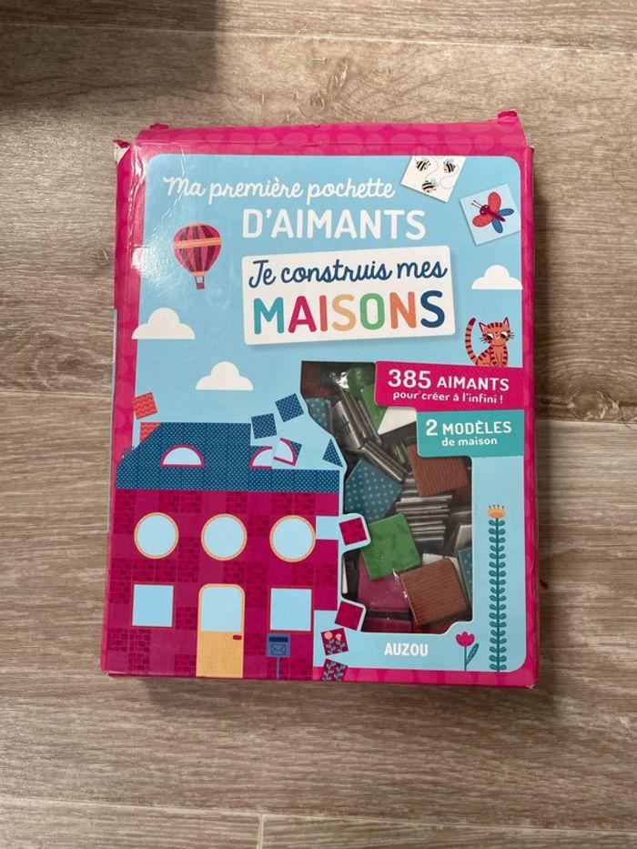 Ma premières pochette d’aimants je construis mes maisons