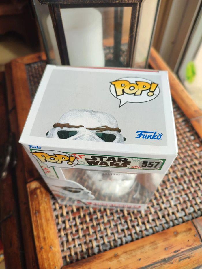 Funko pop star wars stormtrooper 557 noël neige - photo numéro 2