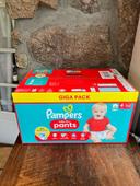 1 carton Pampers Baby Dry Taille 4 : 124 couches culottes Pants