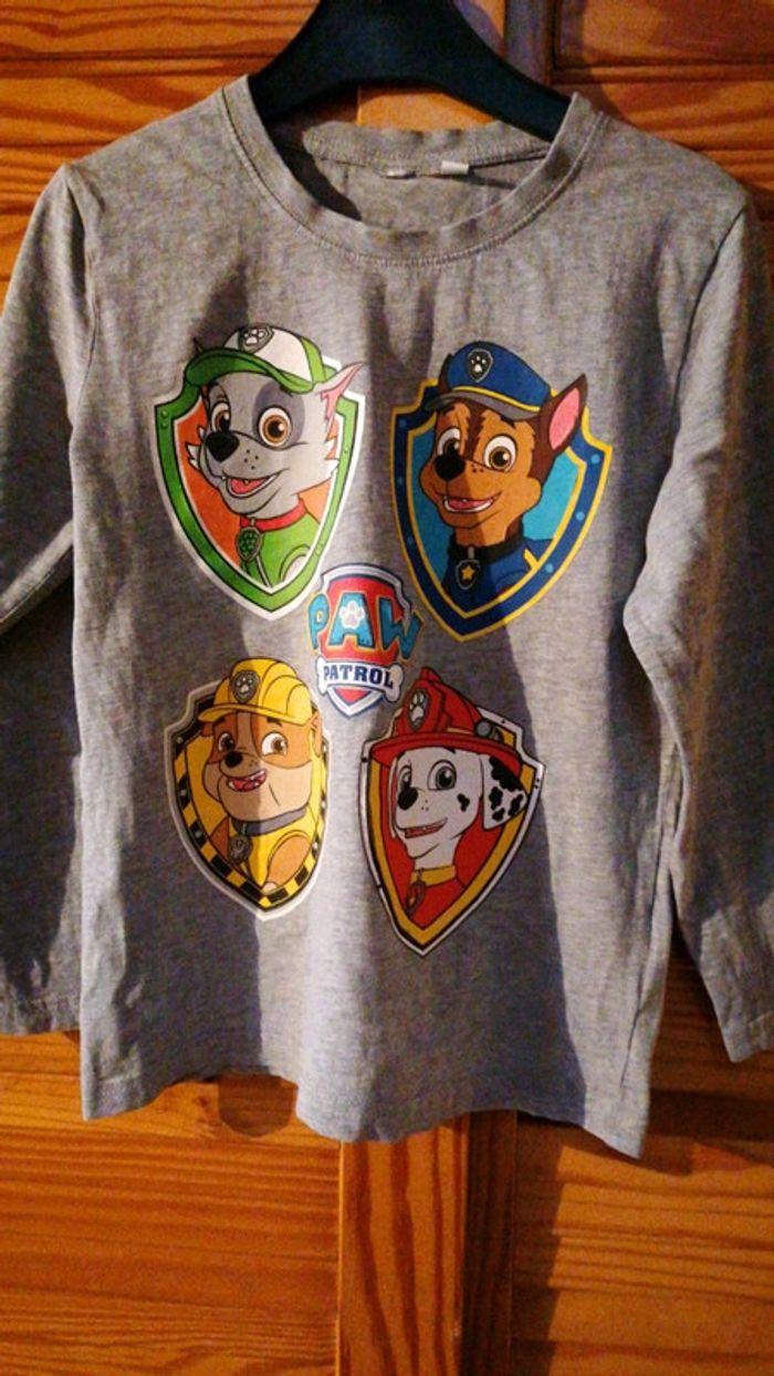 Tee shirt manches longues Paw patrol - photo numéro 1