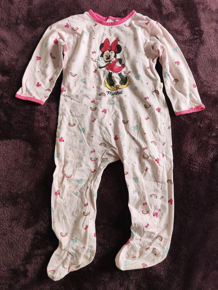 Pyjama/ grenouillère rose Minnie 24 mois - photo numéro 1