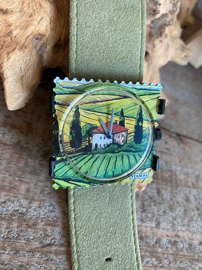 Montre STAMPS tableau paysage NEUVE - photo numéro 4