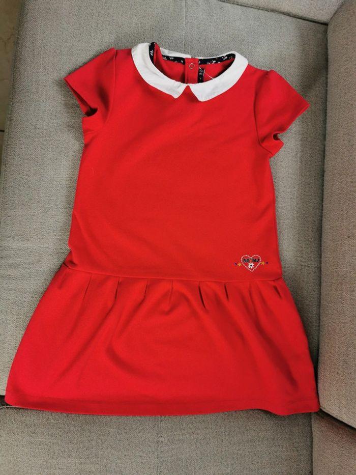 Robe écolière rouge Sergent Major taille 8 ans - photo numéro 1