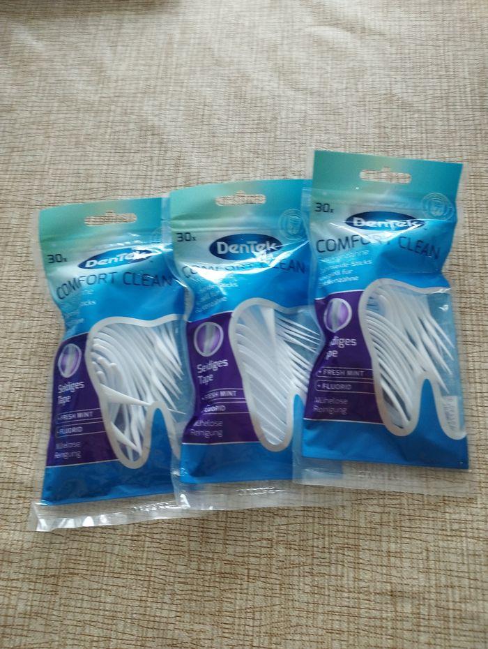 Dentek Comfort Clean fil dentaire Clé, Lot de 3 (3 x 30 pièces) - photo numéro 1