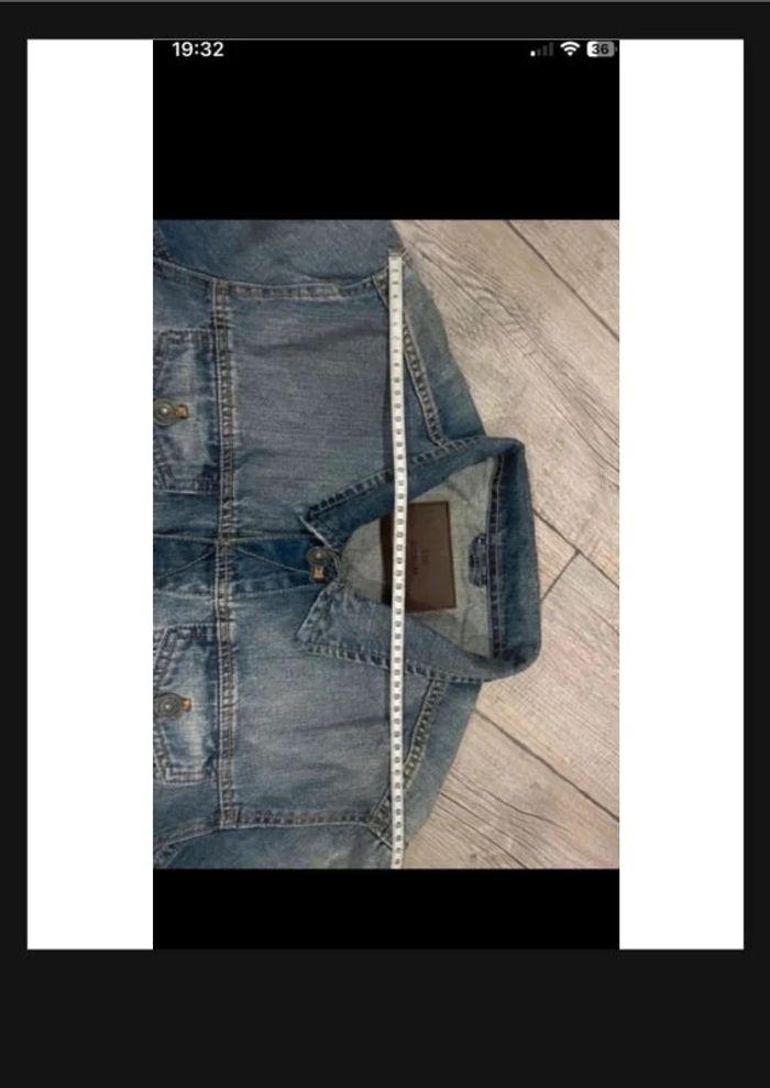 Veste homme en jean taille L - photo numéro 7