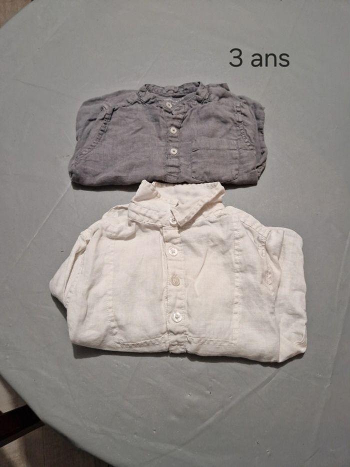 Lot de 2 chemise 3 ans - photo numéro 1