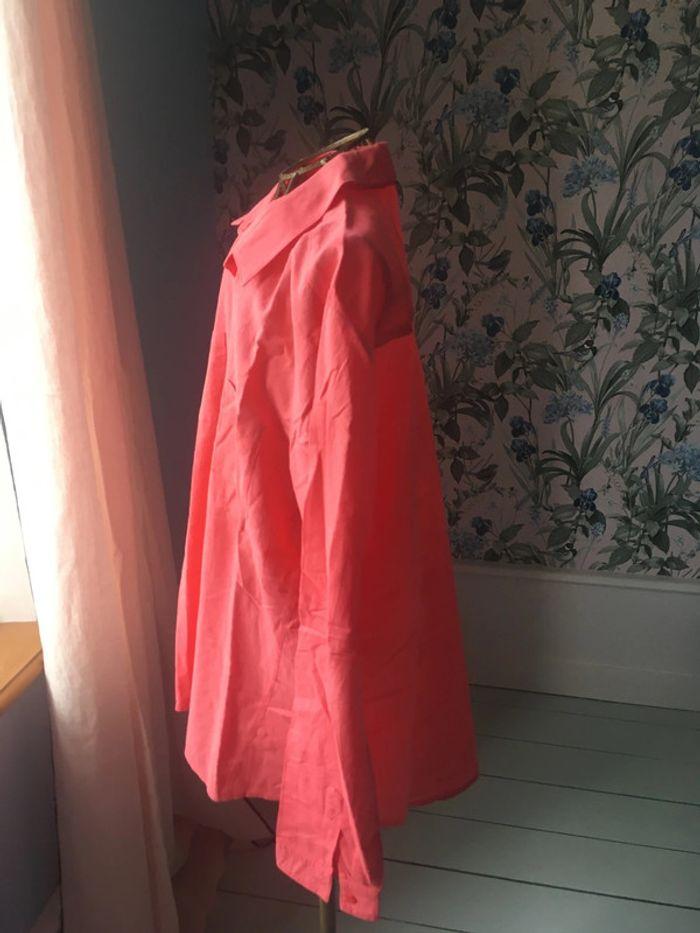 Chemise Caroll fine rouge coton - photo numéro 5