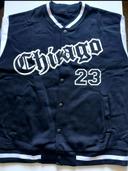 Veste Letterman Chicago 23 Noir et Blanc - Style Universitaire - Neuve