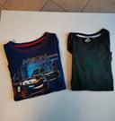 Tee-shirts car's et dinosaure