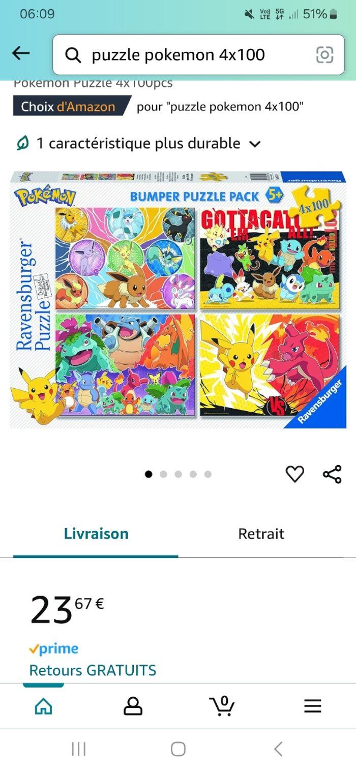 Puzzle Pokemon - photo numéro 3