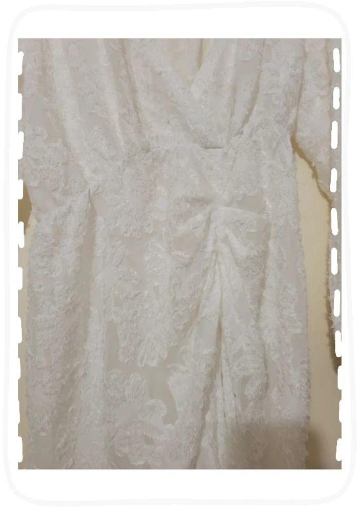 robe berenice blanche taille 38 - photo numéro 3