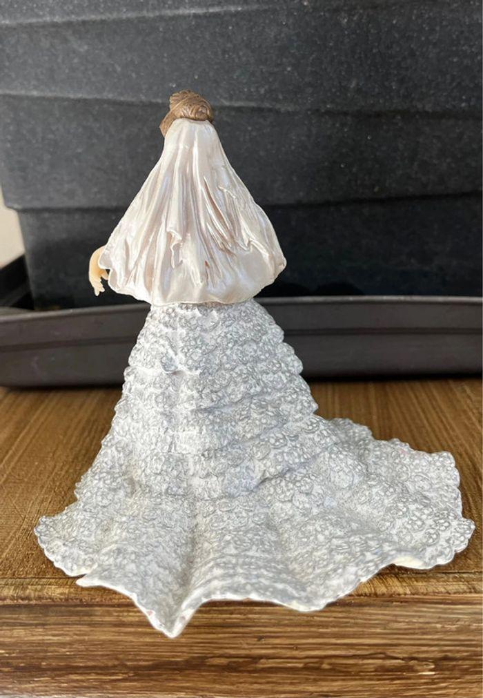 Figurine Mariée dentelle blanche - photo numéro 2