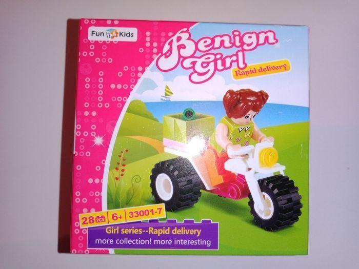 Fun4kids style Lego benign girl moto de livraison - photo numéro 3