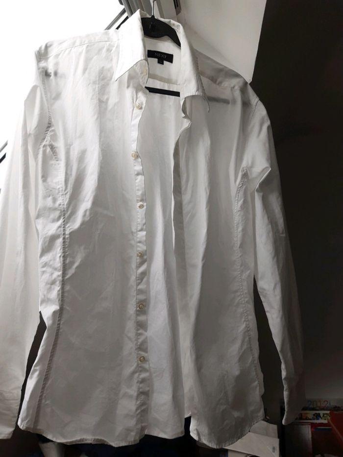 Chemise blanche homme taille L marque Next - photo numéro 1