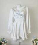 Dress Robe style Blue Marin Navy Lolita Cosplay Cute Kawaii