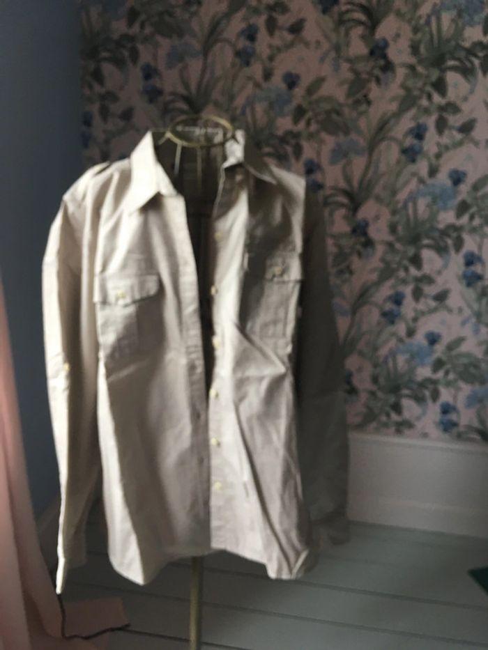 Chemise Aigle beige T 42 - photo numéro 1