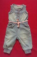 Salopette en jeans /combinaison fille maat 62