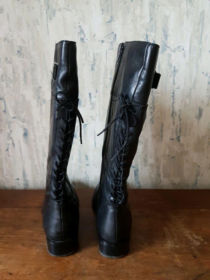 Bottes cuir taille 38 - photo numéro 2