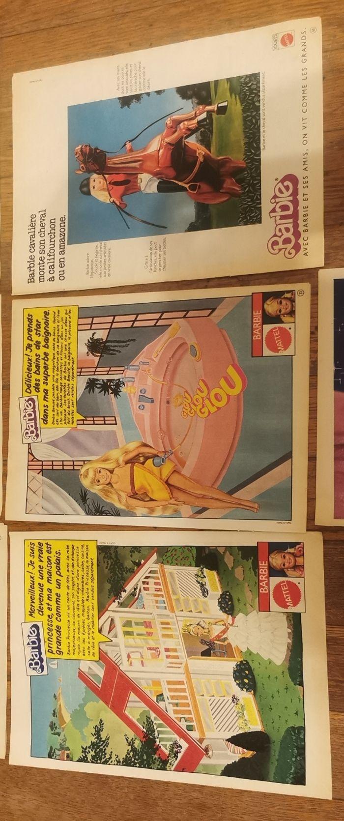 Lot anciennes publicités Barbie fin 70 - photo numéro 3