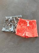 Lot de 2 shorts bébé 9 mois