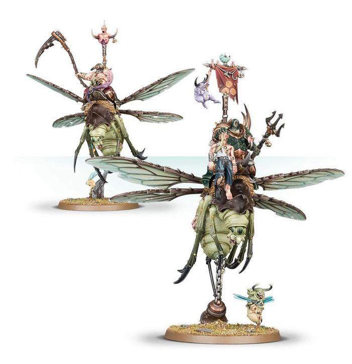 2x Pusgoyle Blightlords / Lord of Afflictions - Maggotkin of Nurgle - photo numéro 2