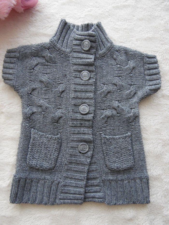 Beau gilet gris, taille 3 ans. - photo numéro 2