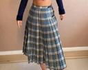 Vintage wool kilt skirt made in Scotland