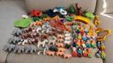 Lot de 84 pièces Playmobil Primo personnages animaux véhicules