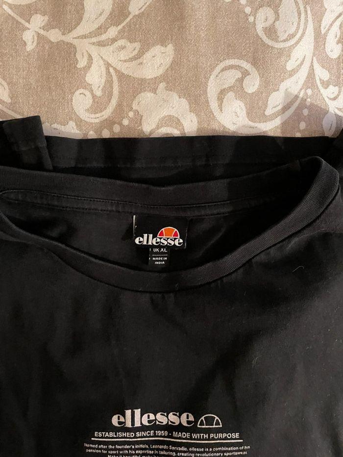 Tee shirt ellesse noir - photo numéro 2