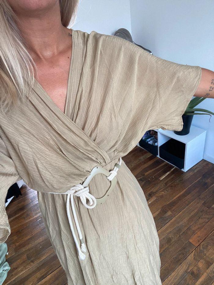 Robe longue beige - photo numéro 6