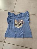 Tee shirt manches courtes 2-4 ans