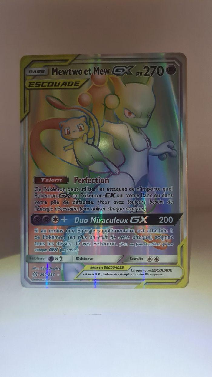 Carte jumbo Mewtwo et Mew