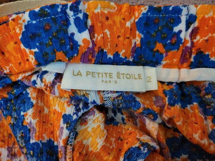 pantalon a jambes large La petite étoile multicolore taille 2 - photo numéro 3