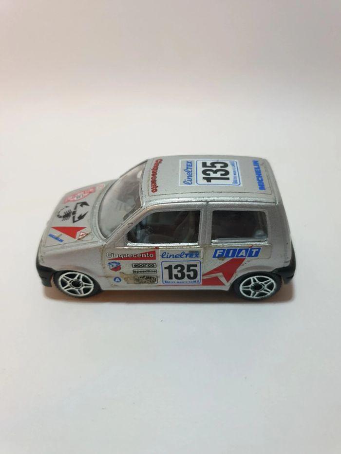 Burago Fiat Cinquecento, Rallye Monte Carlo, 1/43, Made in Italy - photo numéro 10