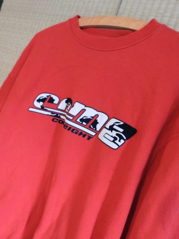 Pull com-eight rouge - taille L/XL - photo numéro 1