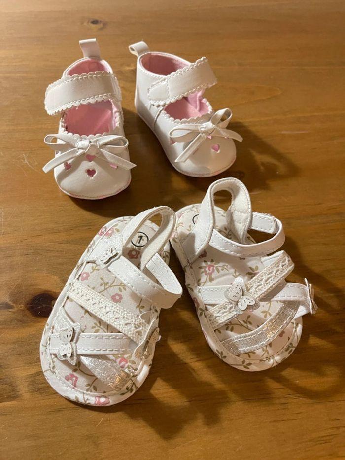 Lot de 2 paires de chaussures bébé - photo numéro 2