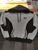 Pull capuche Everlast noir/gris XL