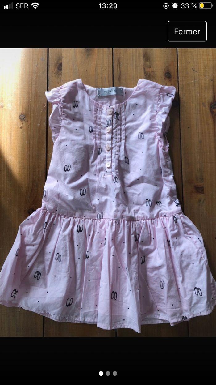 Robe  rose  Marèse  12 mois Neuve, jamais portée, juste lavée - photo numéro 1