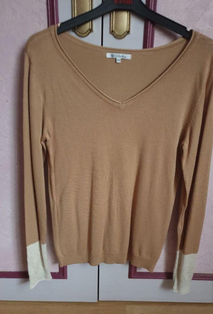 Pull beige écru T.38/40 neuf 🏷 - photo numéro 2